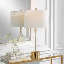 batsheva gold table lamp   