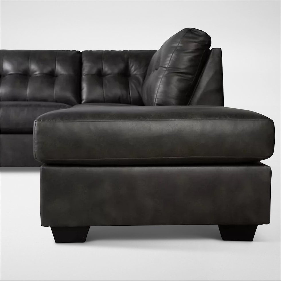 battstone gray sectional   