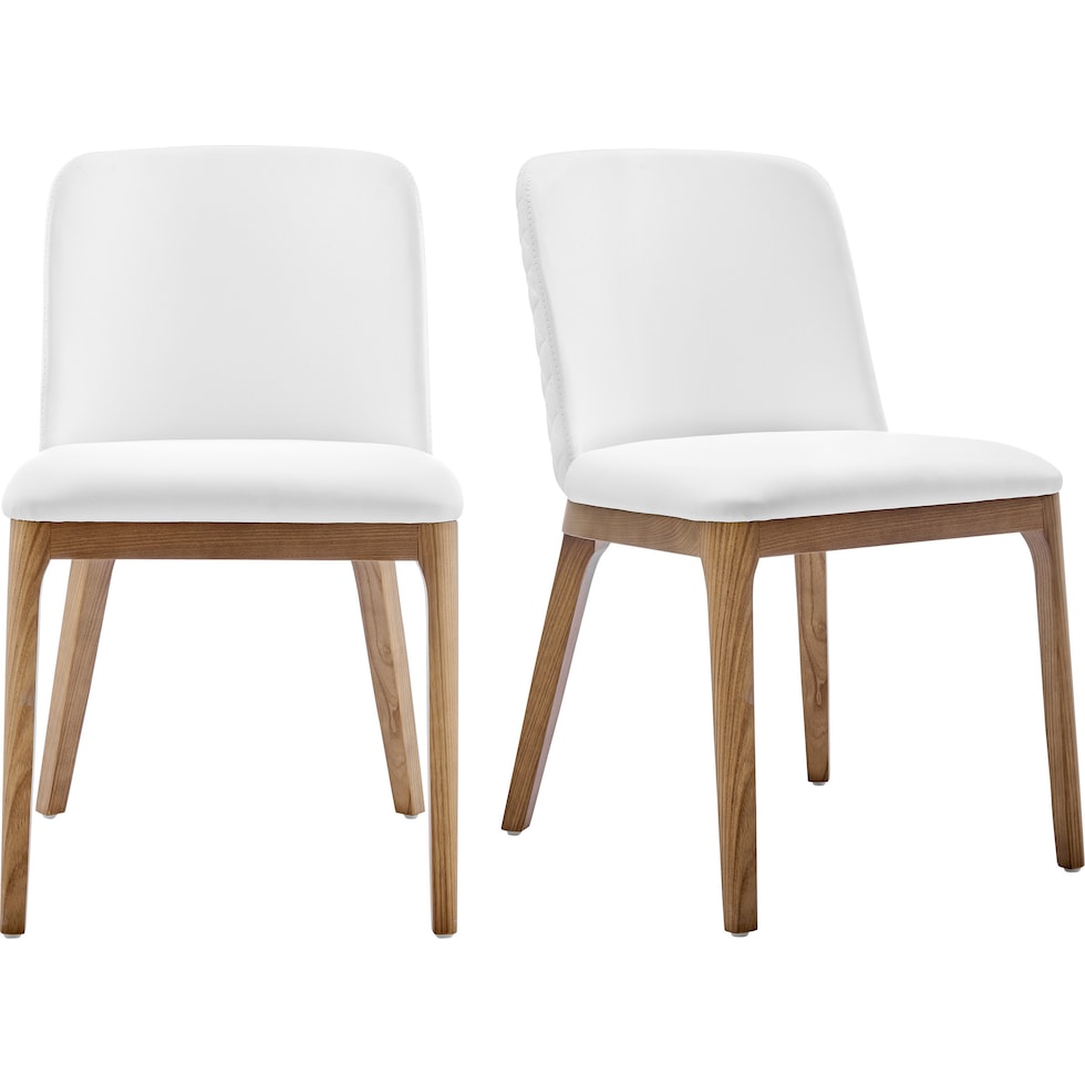 baxley white dining chair   