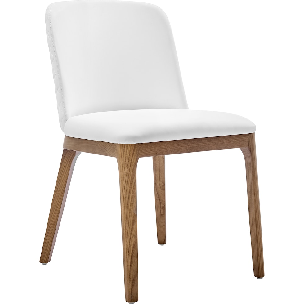 baxley white dining chair   