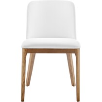 baxley white dining chair   
