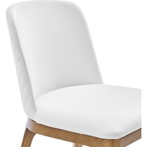 baxley white dining chair   