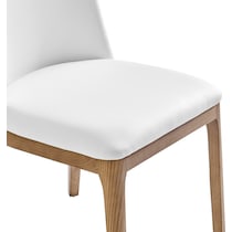 baxley white dining chair   