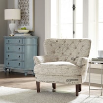 bayfield light brown accent chair   