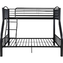 baylor black twin over full bunk bed   