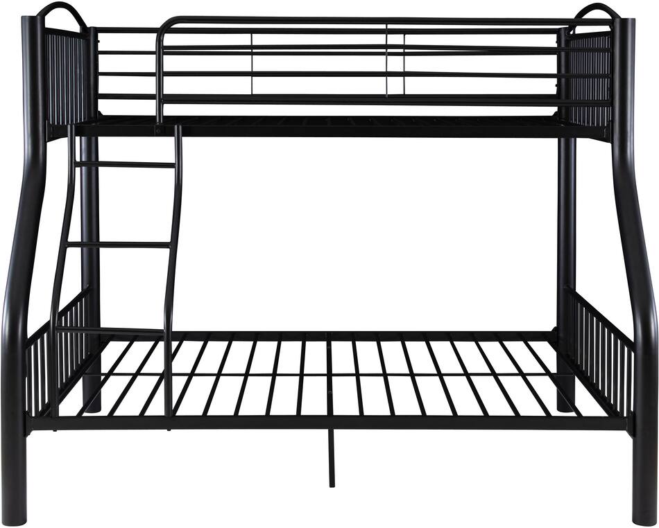 Baylor Twin Over Full Bunk Bed Black Value City Furniture