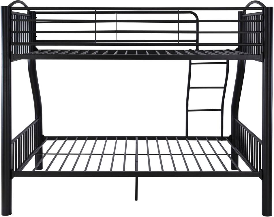Baylor Twin Over Full Bunk Bed Black Value City Furniture