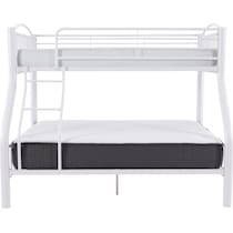 baylor white twin over full bunk bed   