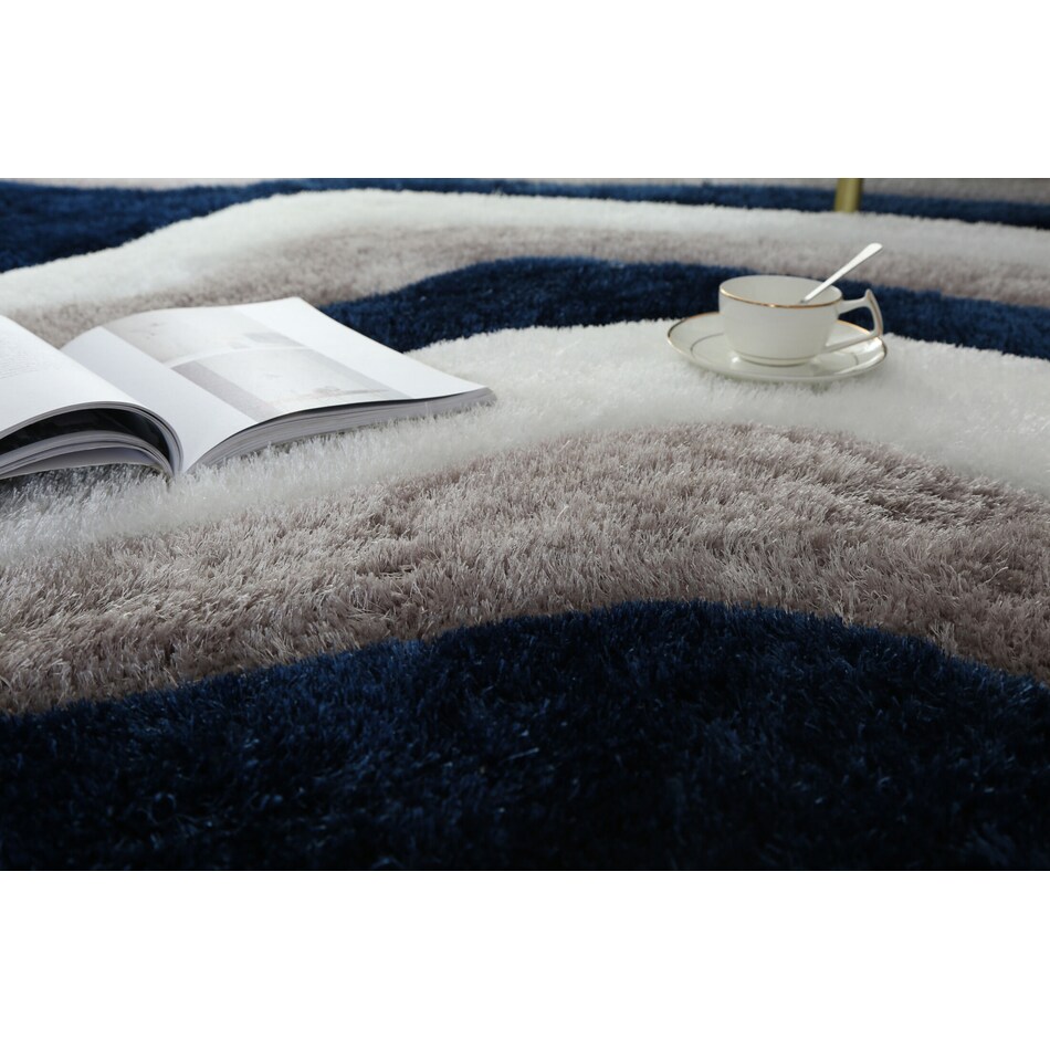 Bayou Area Rug Blue/White Value City Furniture