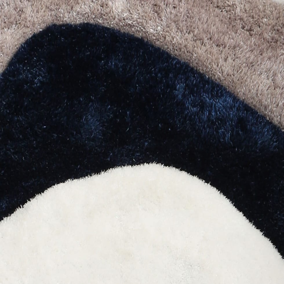 bayou blue white gray area rug  x    