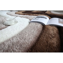 bayou brown beige dark brown area rug  x    