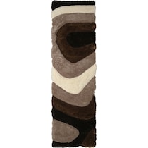 bayou dark brown area rug  x    