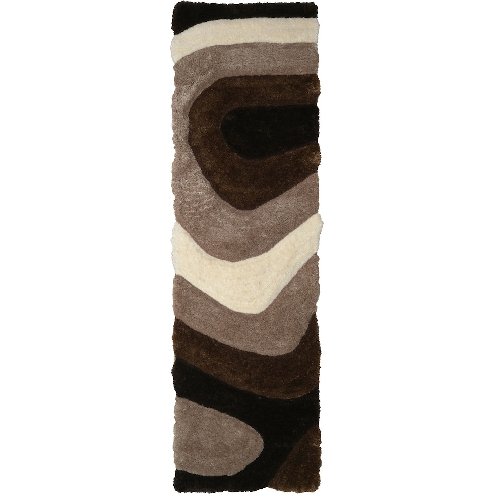 bayou dark brown area rug  x    
