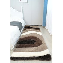 bayou dark brown area rug  x    