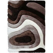 bayou dark brown area rug  x    