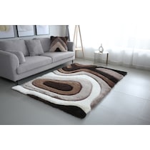 bayou dark brown area rug  x    