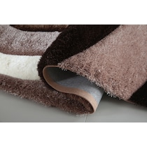 bayou dark brown area rug  x    