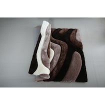 bayou dark brown area rug  x    
