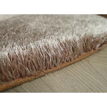 bayou dark brown area rug  round   
