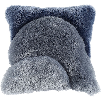 Bayou 2-Pack 20" x 20" Accent Pillows - Blue/Gray/Light Gray