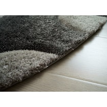 bayou gray area rug  round   