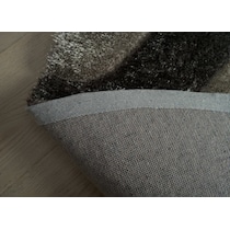 bayou gray area rug  round   