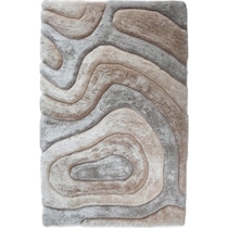 bayou gray brown beige area rug  x    