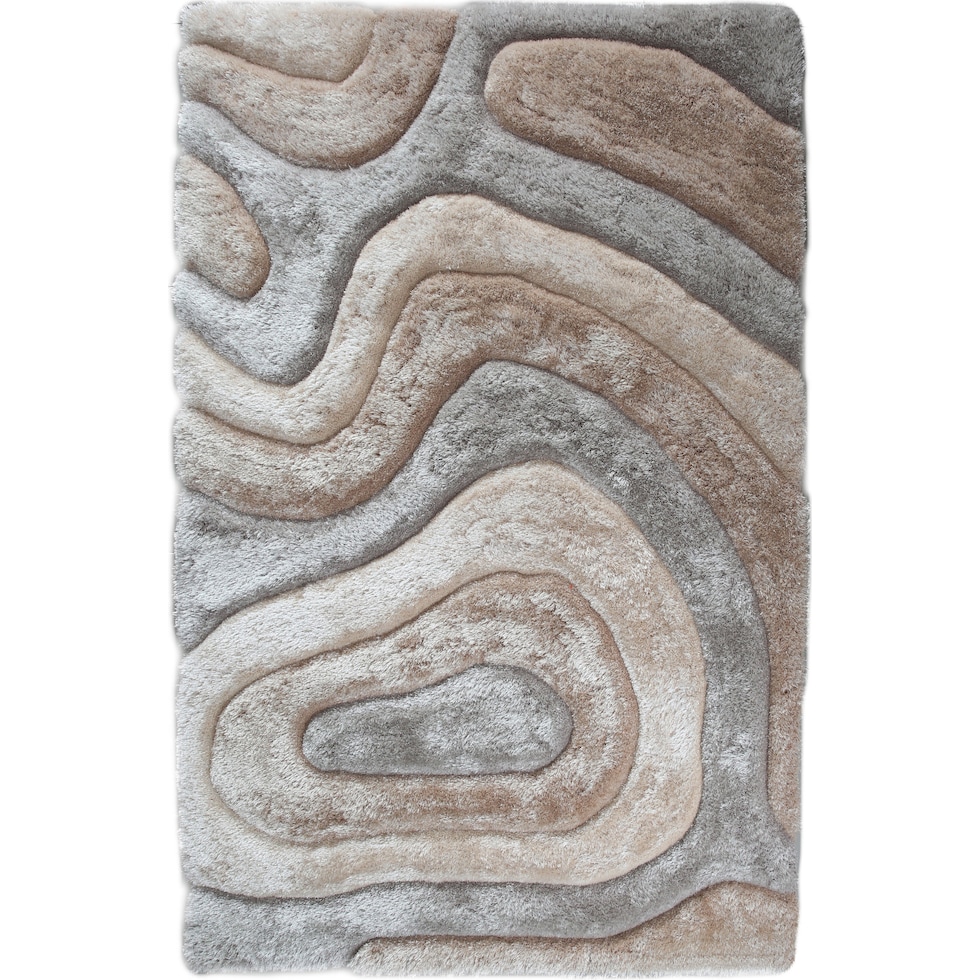 bayou gray brown beige area rug  x    