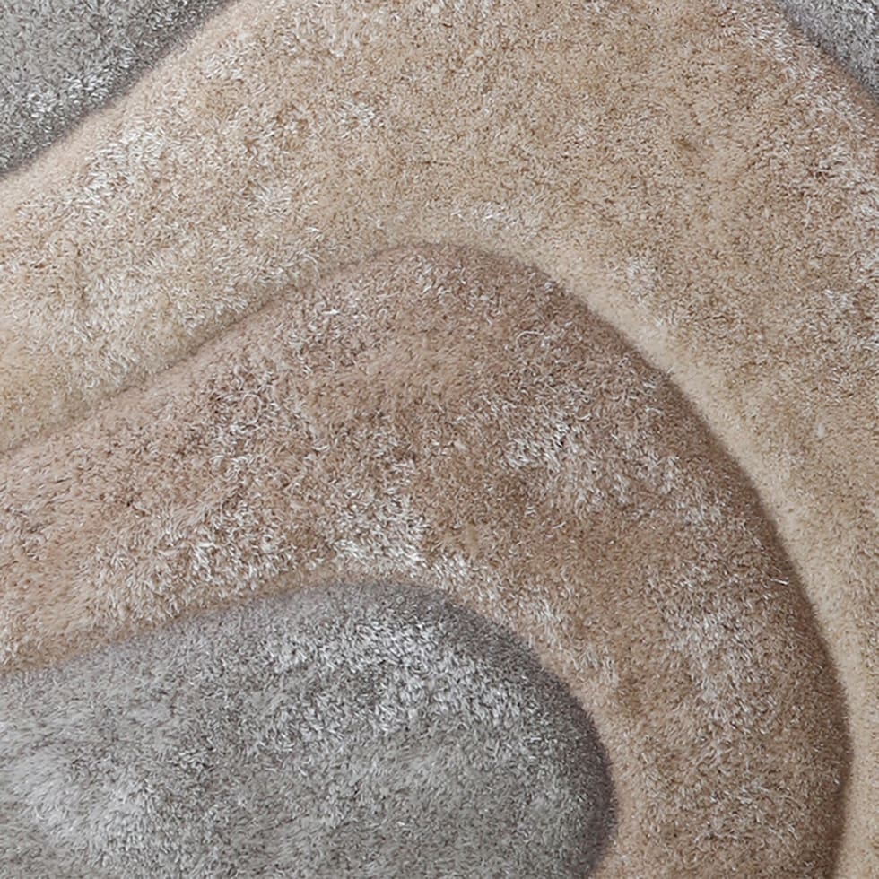bayou gray brown beige rug   