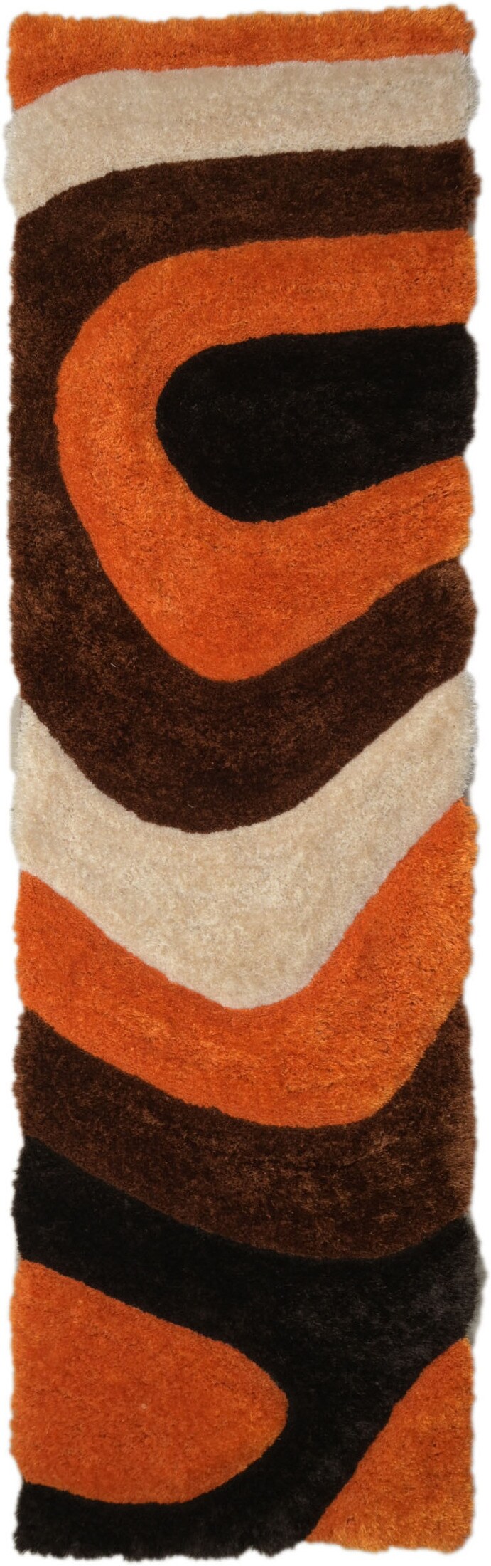 Bayou Area Rug Orange/Brown/Beige Value City Furniture