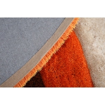 bayou orange rug   