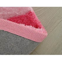 bayou pink area rug  round   