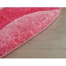 bayou pink area rug  round   