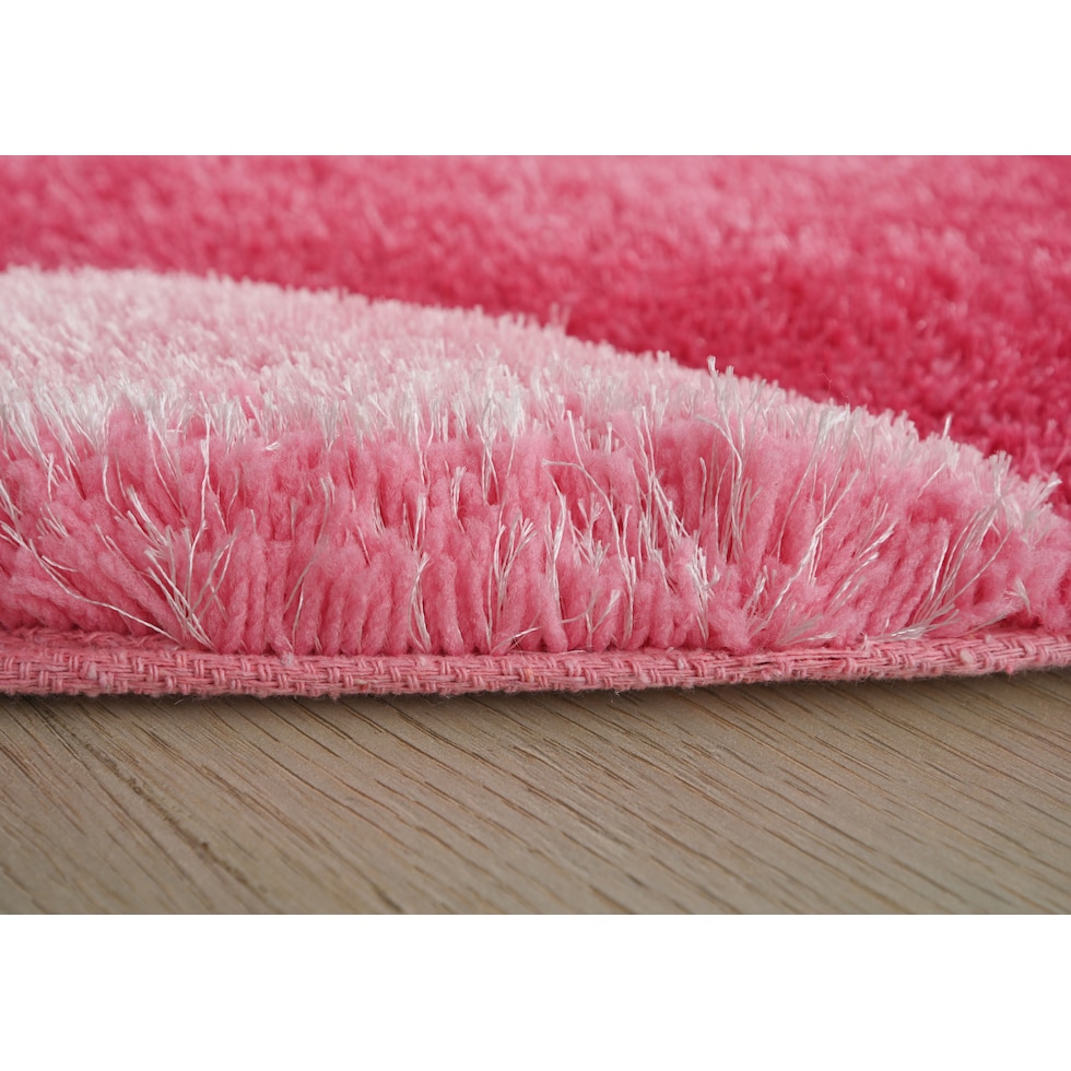 bayou pink area rug  round   