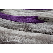 bayou purple gray area rug  x    