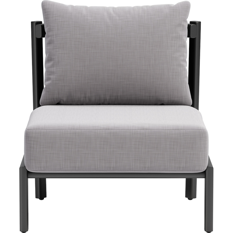bayport gray outdoor chair   