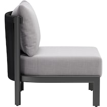 bayport gray outdoor chair   