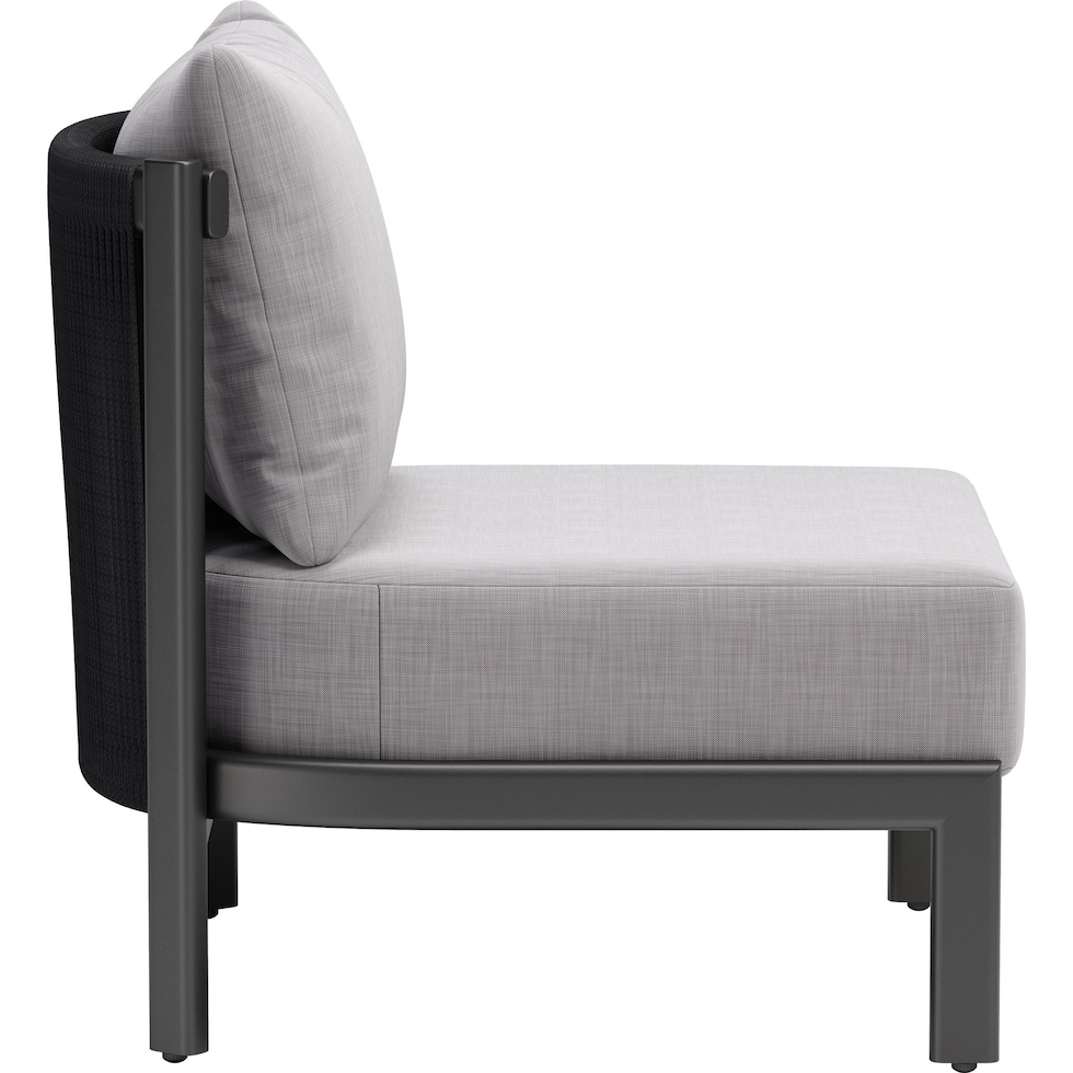 bayport gray outdoor chair   