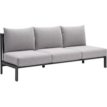 bayport gray outdoor sofa   