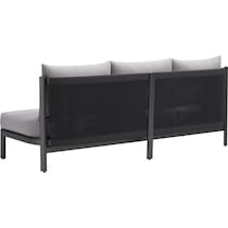bayport gray outdoor sofa   