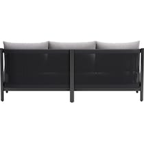 bayport gray outdoor sofa   