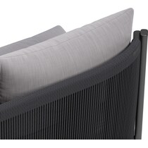 bayport gray outdoor sofa   