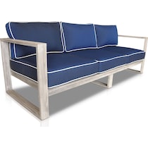 beach club blue outdoor sofa   