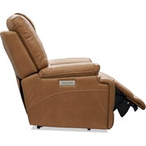 beacon dark brown power recliner   