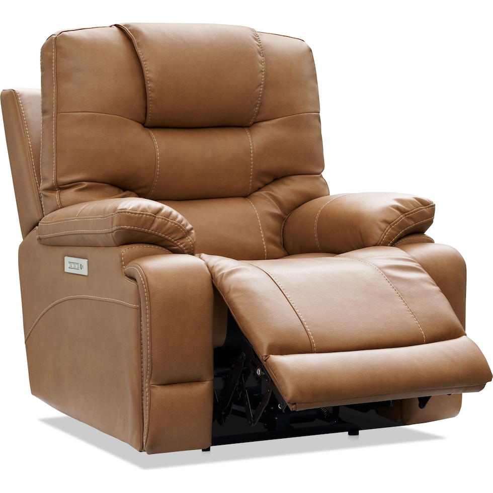 beacon dark brown recliner   