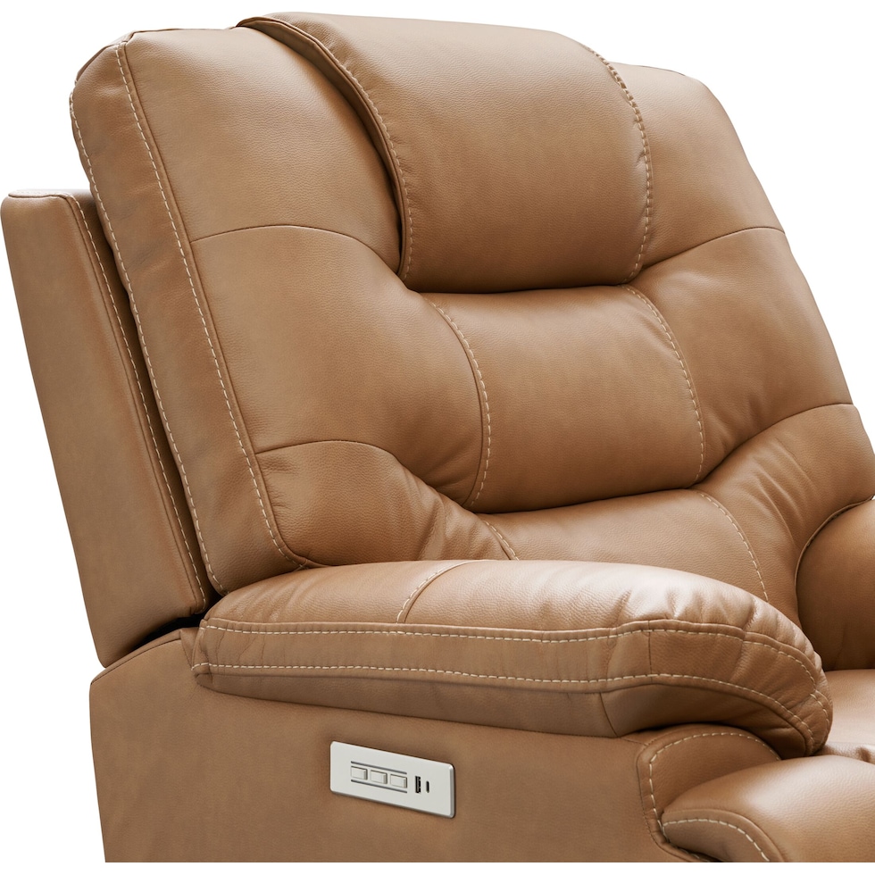 beacon dark brown recliner   