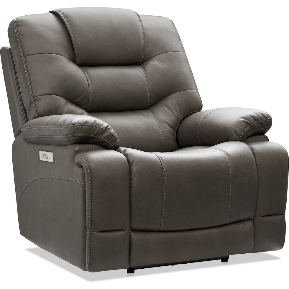 beacon gray recliner   