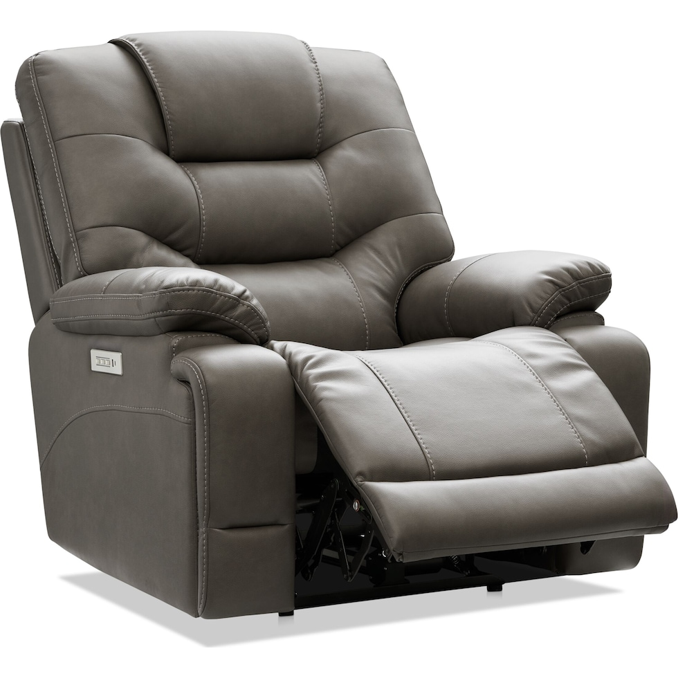 beacon gray recliner   