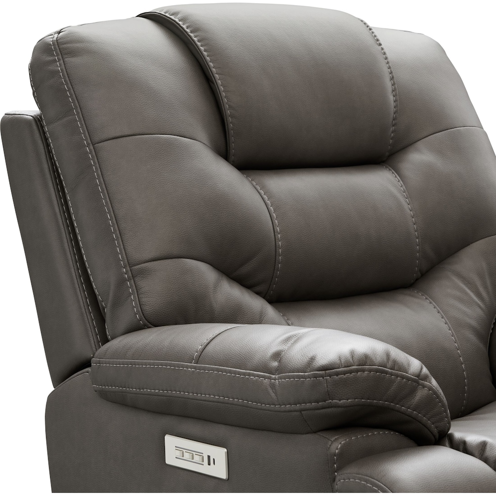 beacon gray recliner   