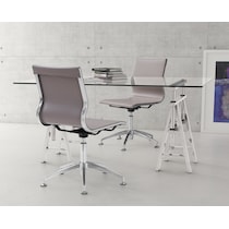 beacon light brown office chair   